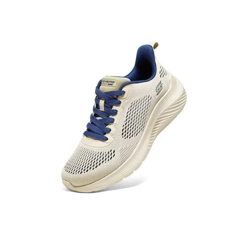 Skechers Breathable Lightweight Low Top Casual Shoes Men's Beige-3