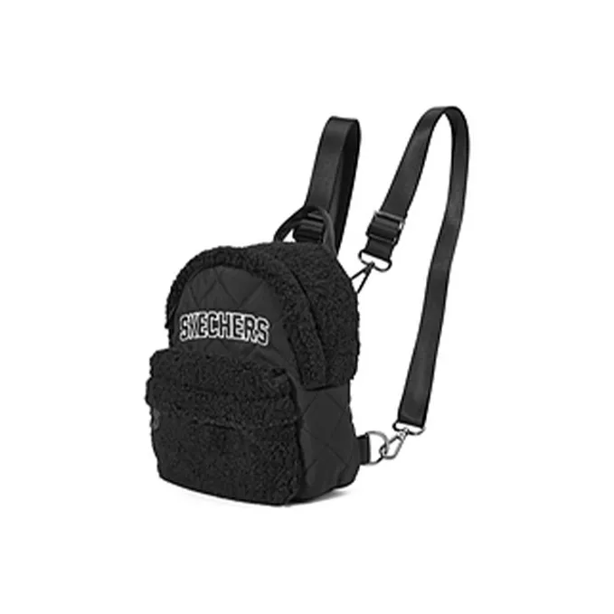 Skechers Fabric Backpack Regular Unisex Black-1