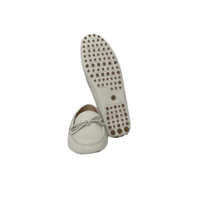 Car Shoe Gommino Loafers Women's Beige-4