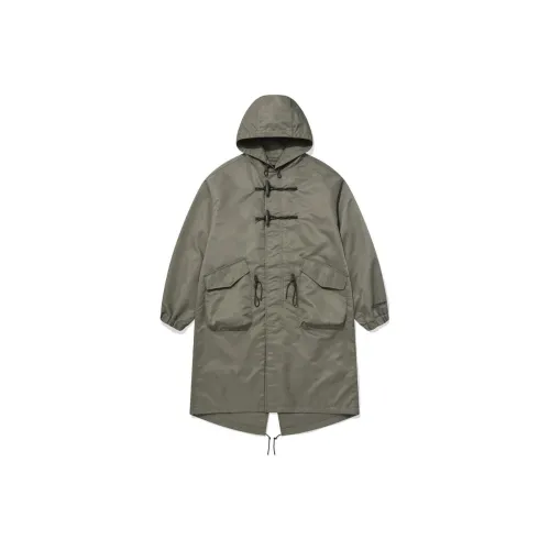 COVERNAT Coats Men Army Green