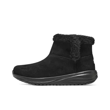 Skechers ON THE GO STELLAR Thermal Waterproof Short Mid Calf Snow Boots Women's Black