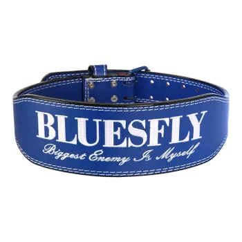 BLUESFLY Back Support Braces Protective Compression Cow Leather Unisex