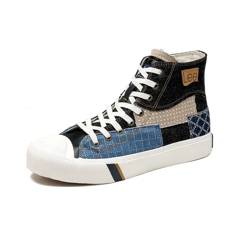 Lee Lightweight And Breathable High-Top Canvas Shoes Unisex-1