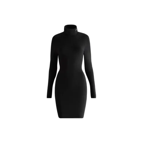 KITH Women's AW23 Fall/Winter Collection Long-Sleeved Dresses Women's Black