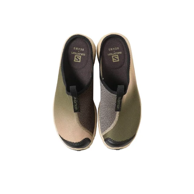 Beams x SALOMON RX Slide 3.0 Closed Toe Slippers Unisex Brown-2