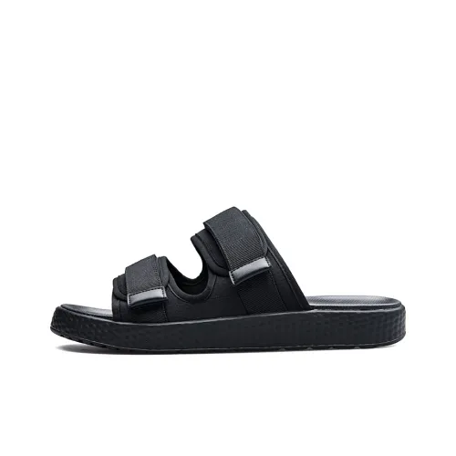 SULEGAO Slide Slippers Men Black