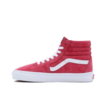 Vans Pig Suede Sk8 Hi 'Red White' Women's