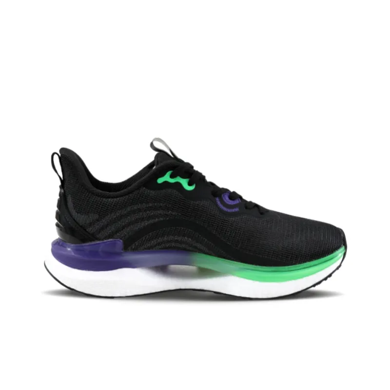 SAIQI Low Top Running Shoes Men's Versatile Black-1
