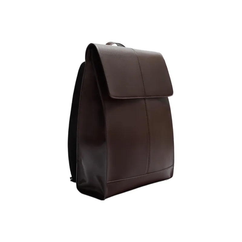 ZARA Polyester Backpack Medium Size Men's Brown-1