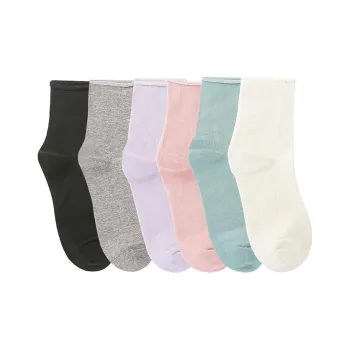 Lanza Mid Calf Socks Women's 6 Pack
