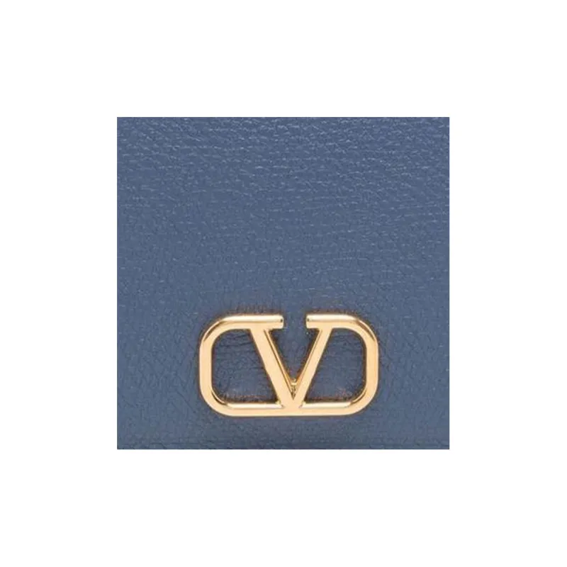 Valentino Leather Wallet Women's Blue-4