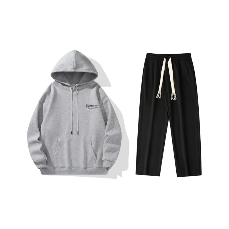 LIGHTNING BEAR Sweatshirt Sets Unisex-5