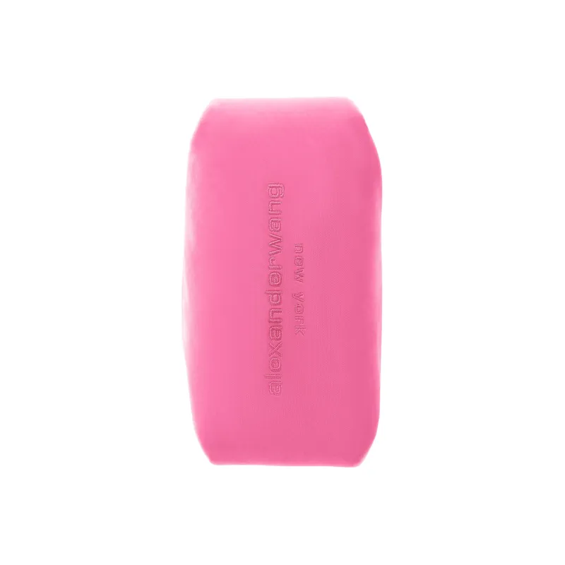 Alexander Wang Velvet Crystal Decoration Handbag Mini Women's Pink-3