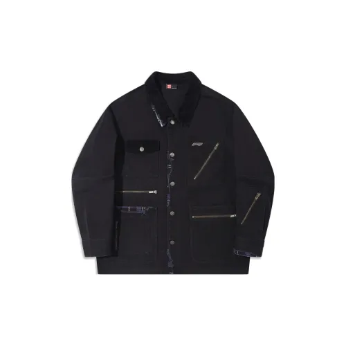 Pleasures X LiNing Jackets Men Black