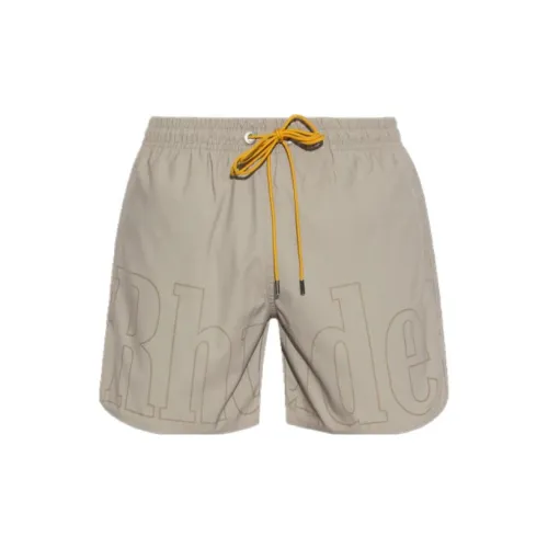 RHUDE Casual Shorts Men Gray