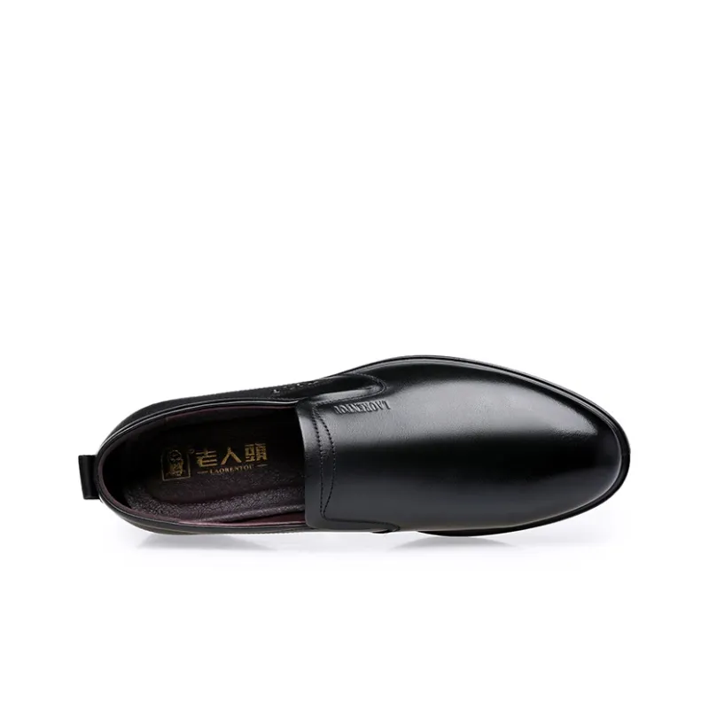 LAORENTOU Men's Casual Shoes Men Low Top Brown/Black-2