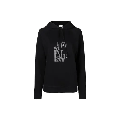 SAINT LAURENT Sweatshirts Women's Black