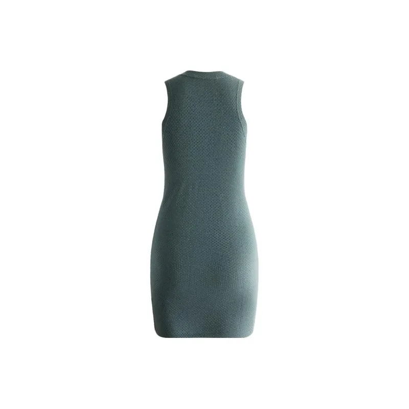 KITH Women's AW23 Fall/Winter Collection Sleeveless Dresses Women's Gray Green-1