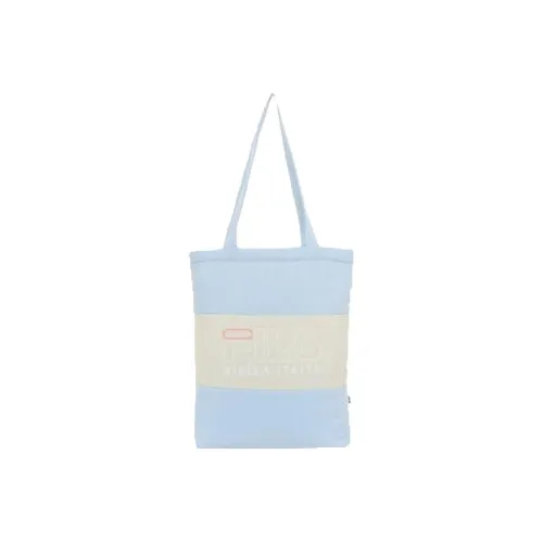 FILA Polyester Handbag, Shoulder Bag Women's Blue/Beige
