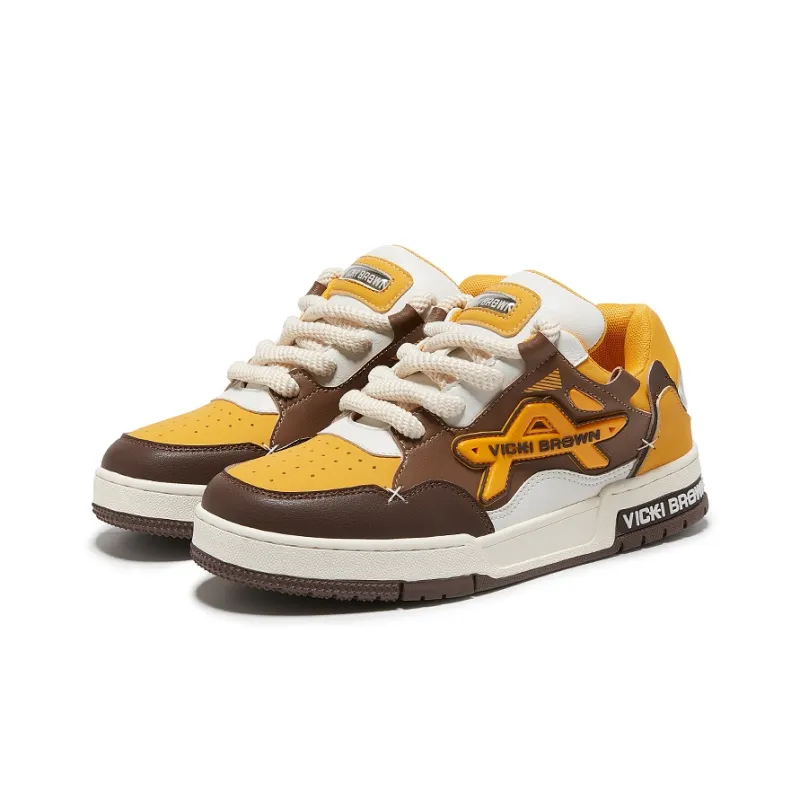 VICKI BROWN Jeans Anti Slip Wear Resistant Low Top Skateboard Shoes Unisex-3