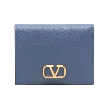 Valentino Leather Wallet Women's Blue