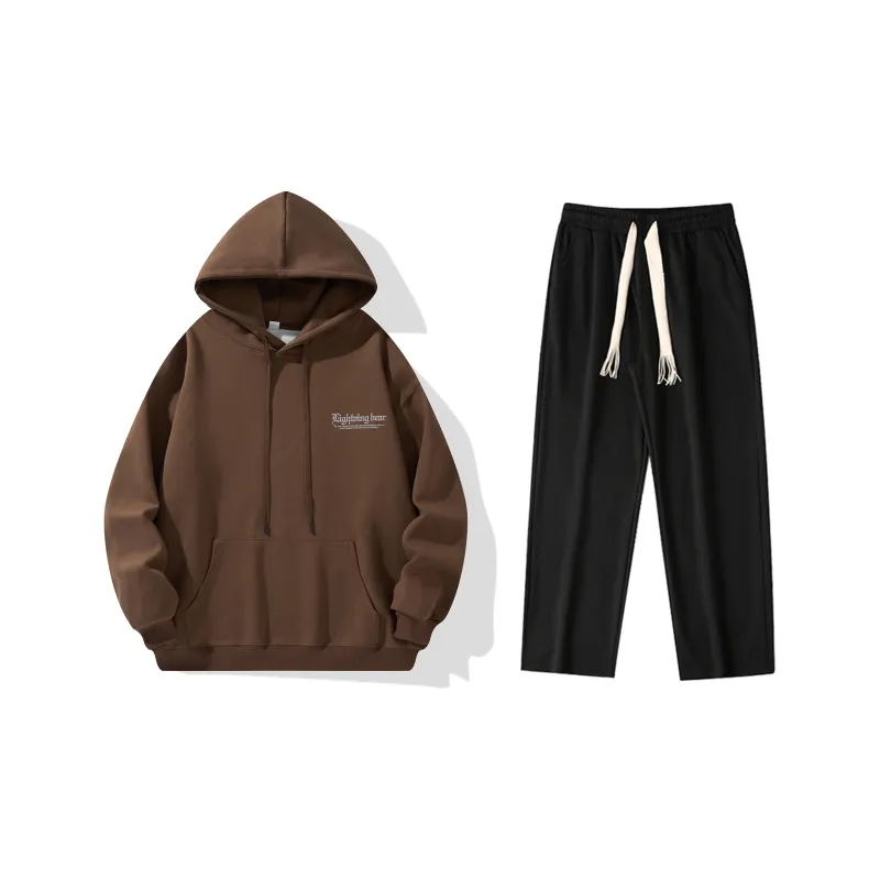 LIGHTNING BEAR Sweatshirt Sets Unisex-9