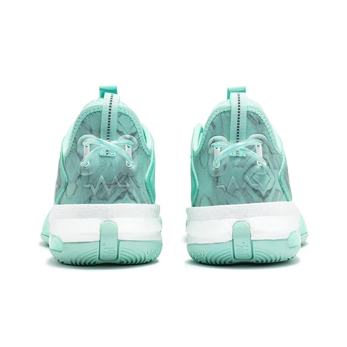 361° Basketball Shoes Men Low Top Sea Wave Blue/361 Degrees White-3