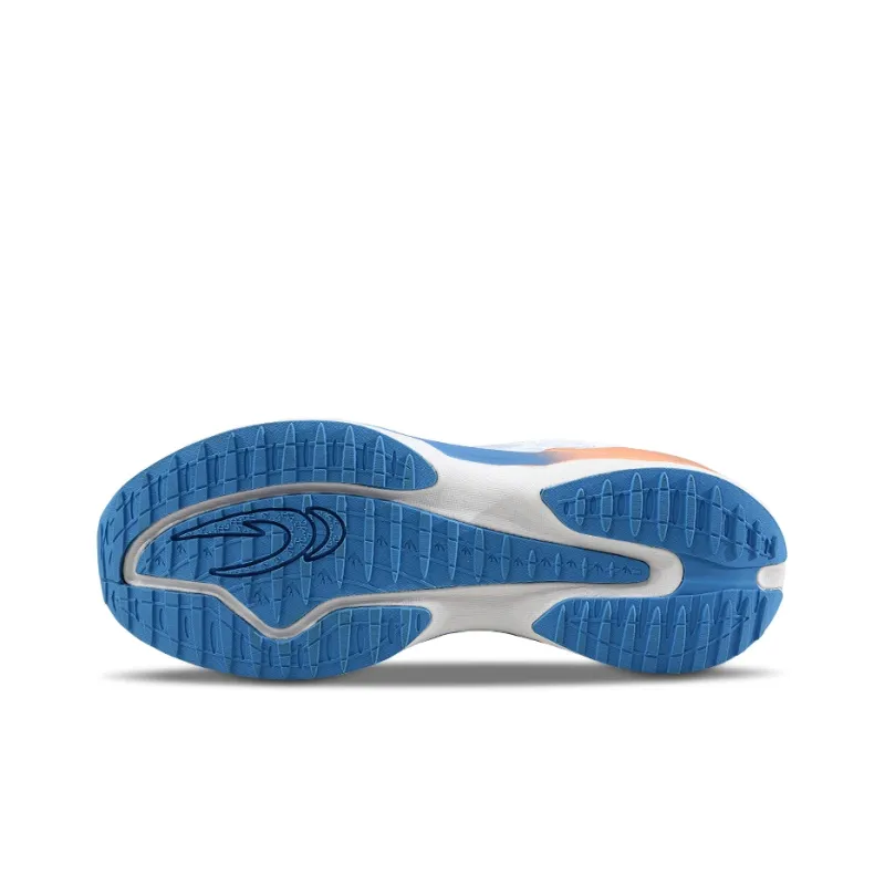 SAIQI Flying Swan Low Top Running Shoes Unisex White Blue-4