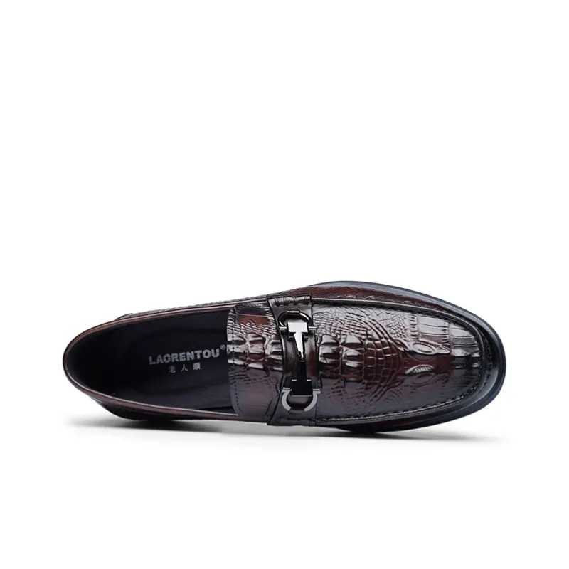 LAORENTOU Loafers Men Brown/Black-7