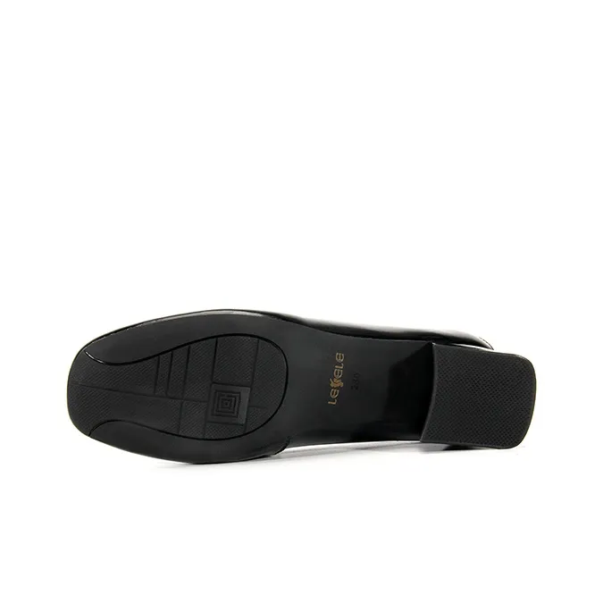 LESELE Loafers Women's Low Top Black/Beige-4