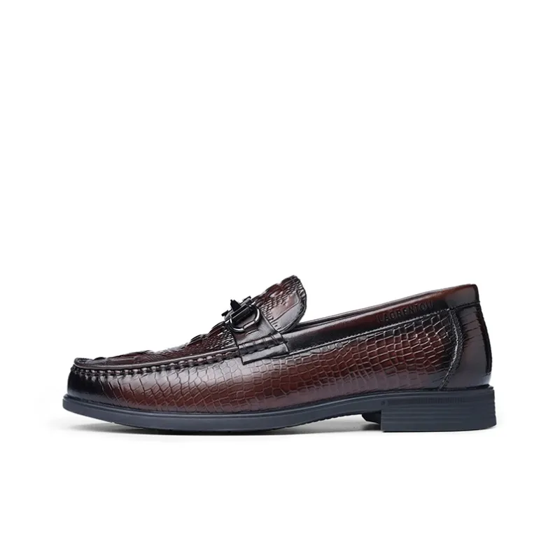LAORENTOU Loafers Men Brown/Black-5