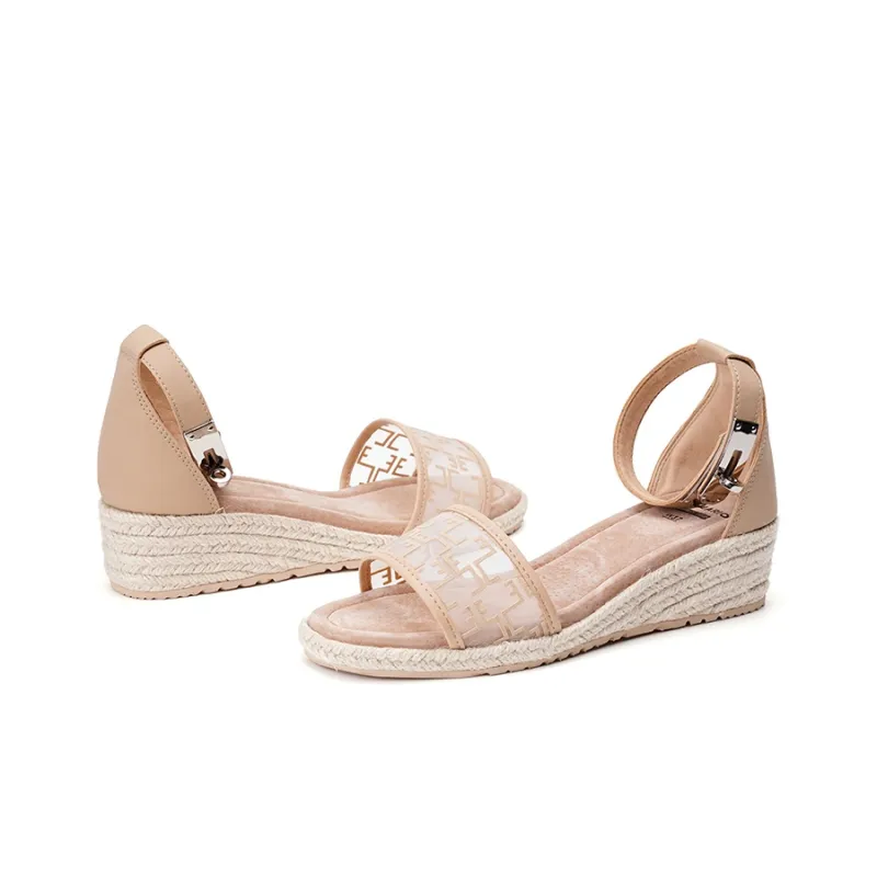 Joy&Mario Beach Sandals 4.5cm Women's Apricot-2