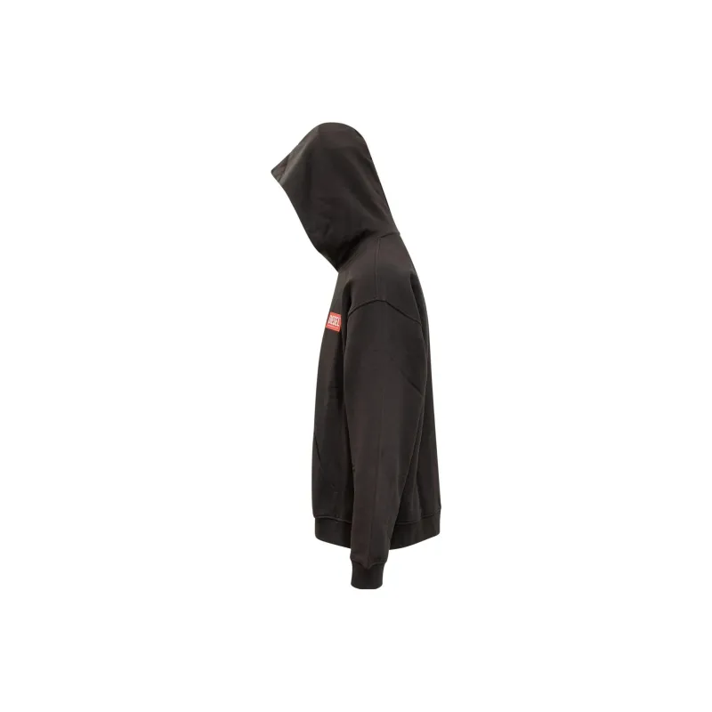 DIESEL S Nlabel Hood L1 Logo Patch Hoodie-2