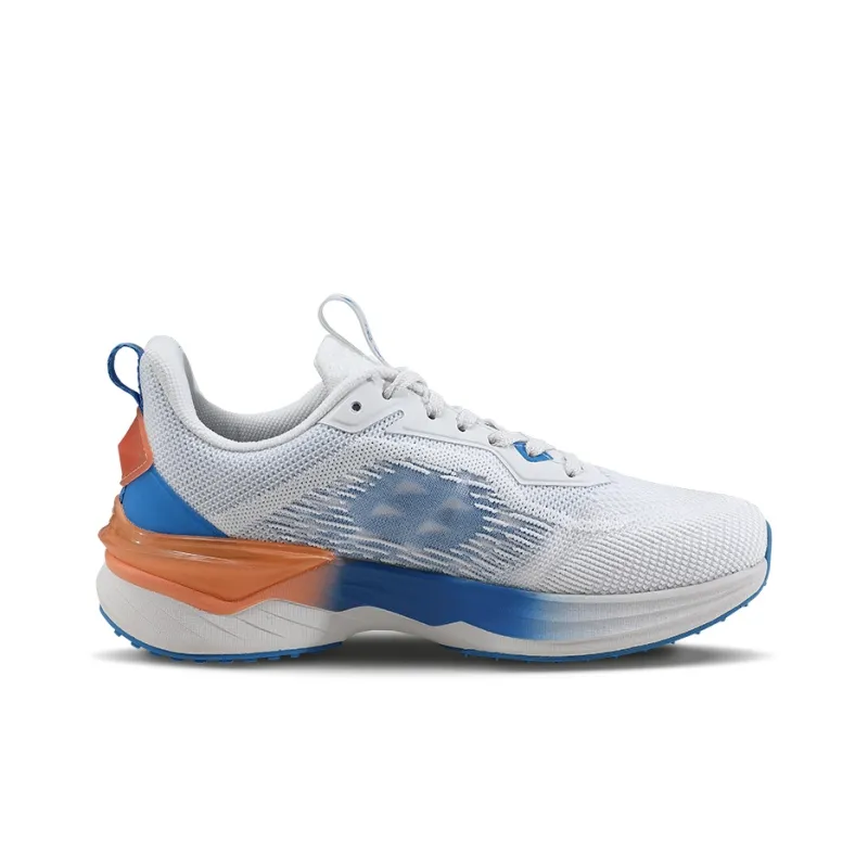 SAIQI Flying Swan Low Top Running Shoes Unisex White Blue-1