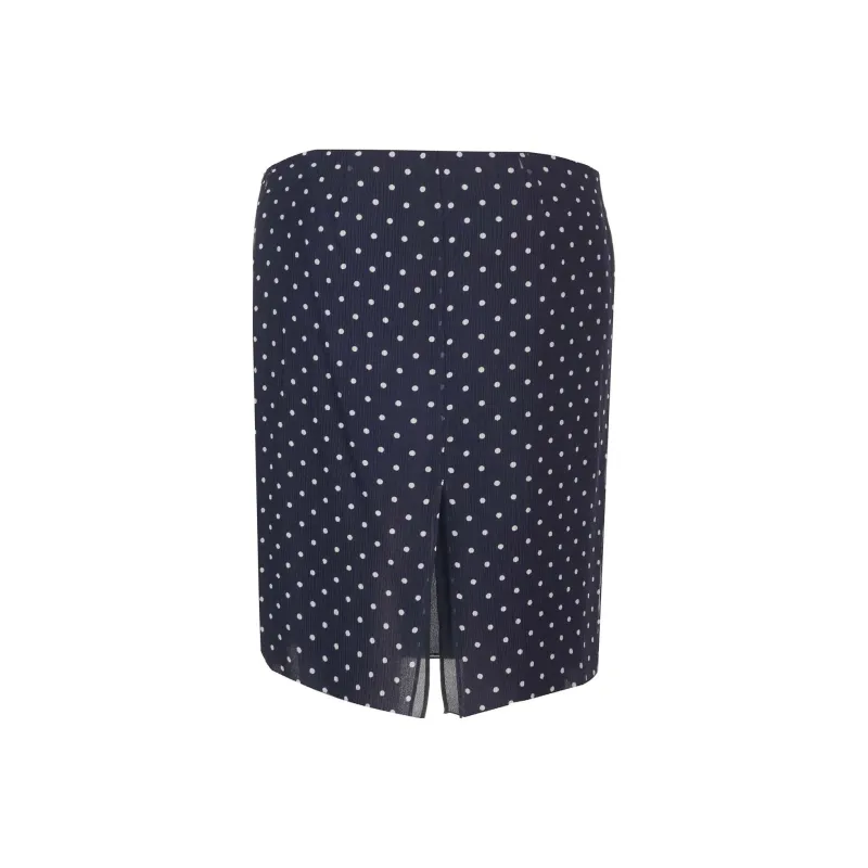MIU MIU Mid Rise Polka Dot Midi Skirt-1