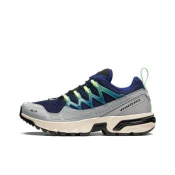 SALOMON ACS + OG Anti Slip Wear Resistant Low Top Casual Shoes Unisex Gray Blue