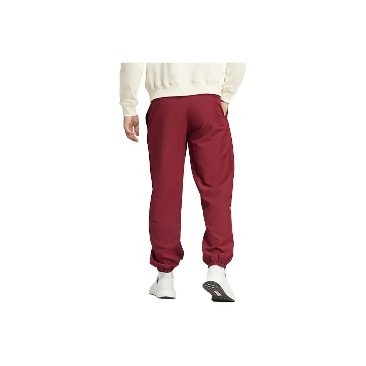 Adidas Sports Pants Men Dark Red-2