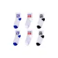 6 Pack (2 White (Blue Text)+2 White (Red Text)+2 White (Black Text))