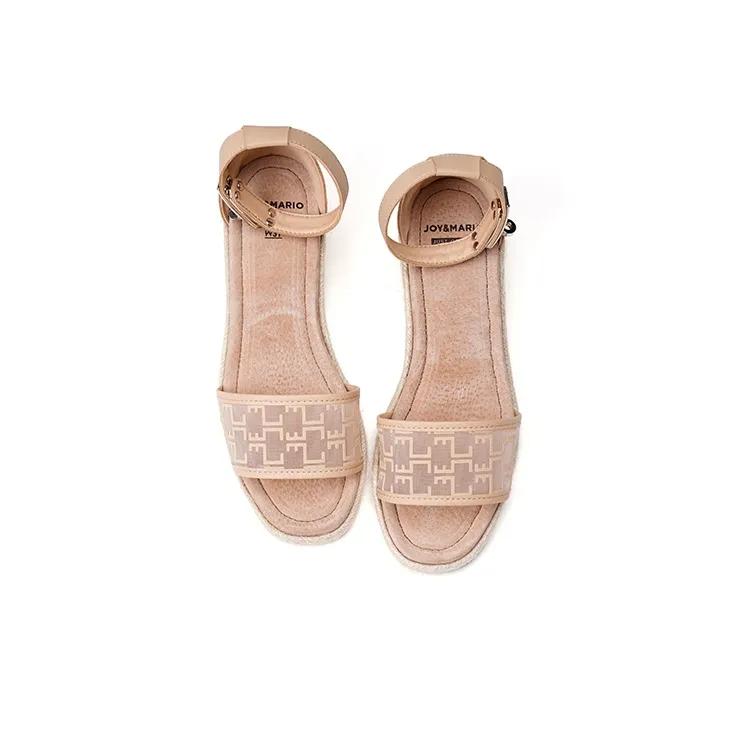 Joy&Mario Beach Sandals 4.5cm Women's Apricot-3