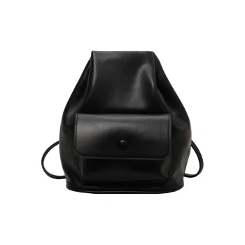 NOMK PU Backpack Regular Unisex Silver/Black/White
