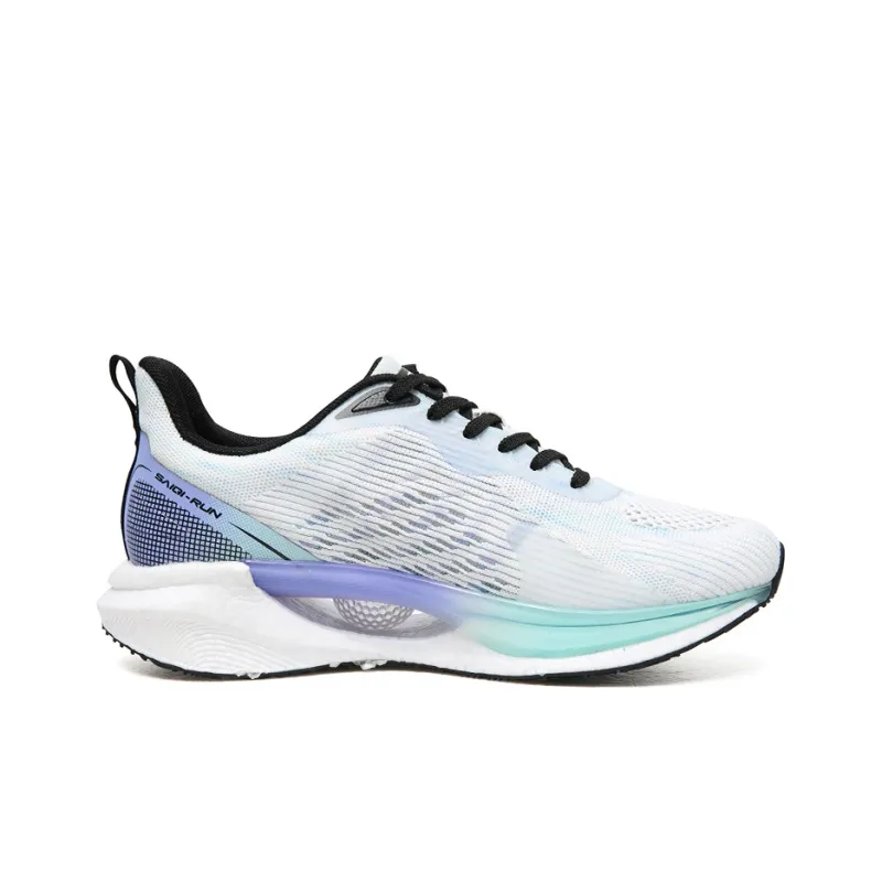 SAIQI Low Top Running Shoes Men's Pearl White-1