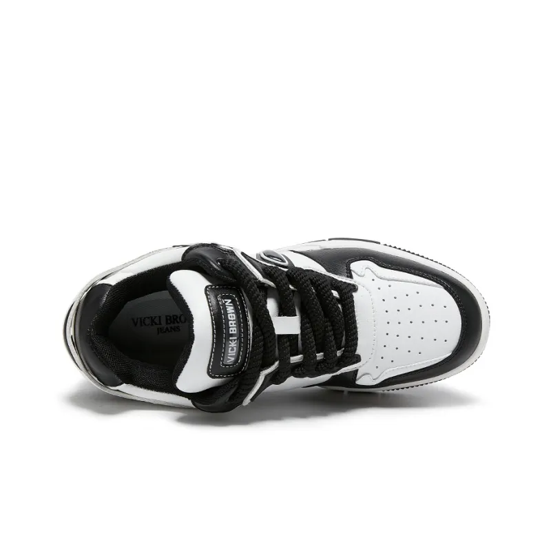 VICKI BROWN Jeans Thermal Slip Resistant Low Top Skateboard Shoes Unisex-2