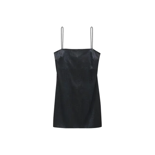 Anine Bing Slip Dresses Women's Black