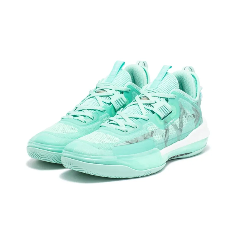 361° Basketball Shoes Men Low Top Sea Wave Blue/361 Degrees White-2