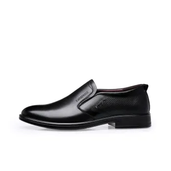 LAORENTOU Men's Casual Shoes Men Low Top Brown/Black