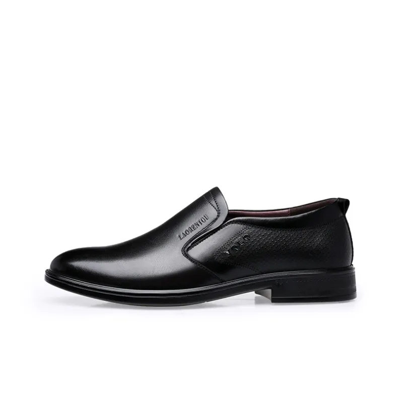LAORENTOU Men's Casual Shoes Men Low Top Brown/Black-0