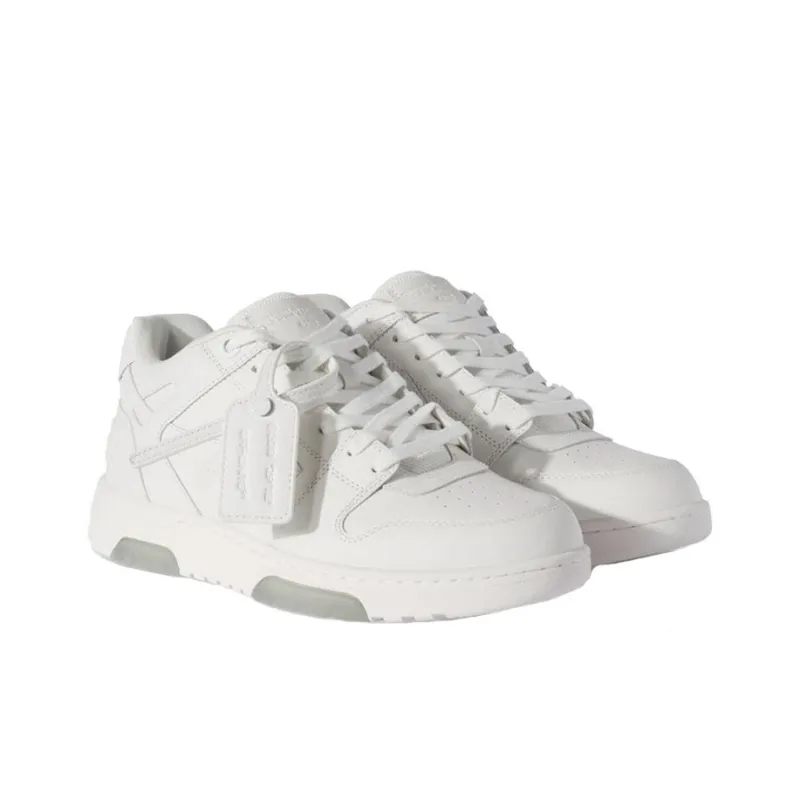 OFF-WHITE Out Of Office Calf Leather Triple White-1