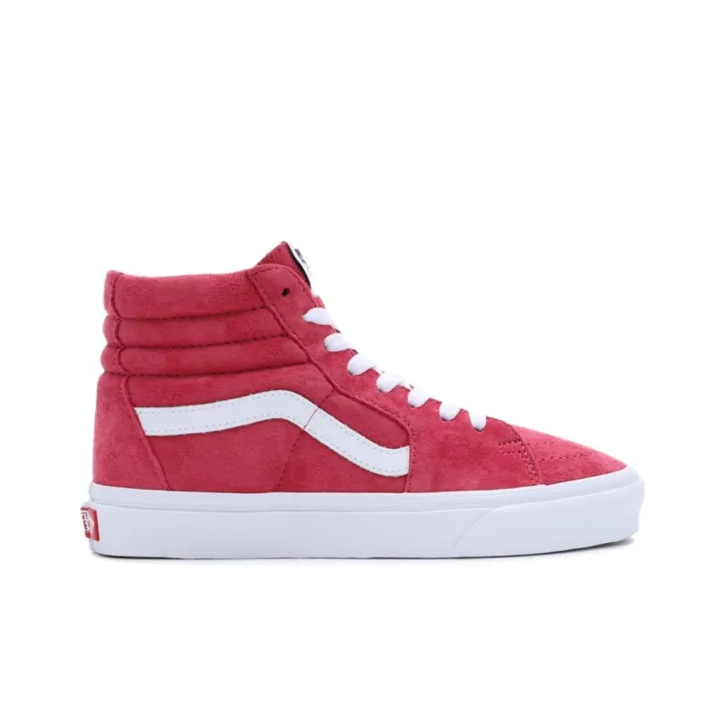 Vans Pig Suede Sk8 Hi 'Red White' Women's-1