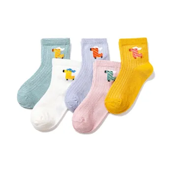 Lanza Mid-Calf Socks Kids' 5 Pack