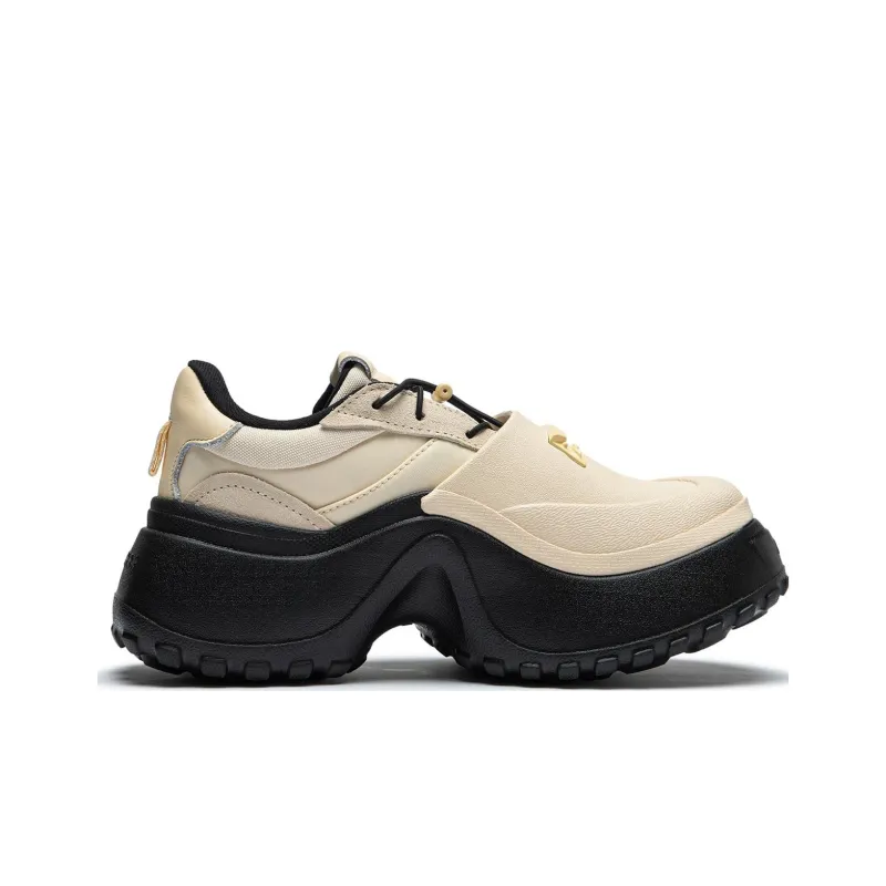 LiNing Project* Slip-Resistant Low-Top Casual Shoes Women's Sponge Cake Yellow-1
